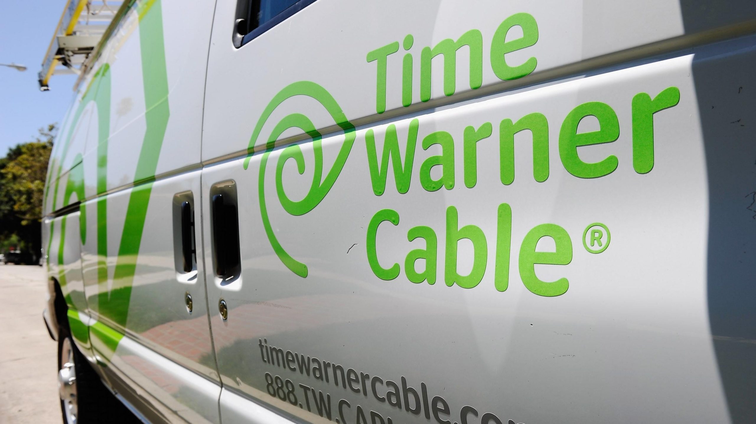 A Time Warner Cable van is parked on the street on August 3, 2011 in Los Angeles, California. (Photo: Kevork Djansezian, Getty Images)