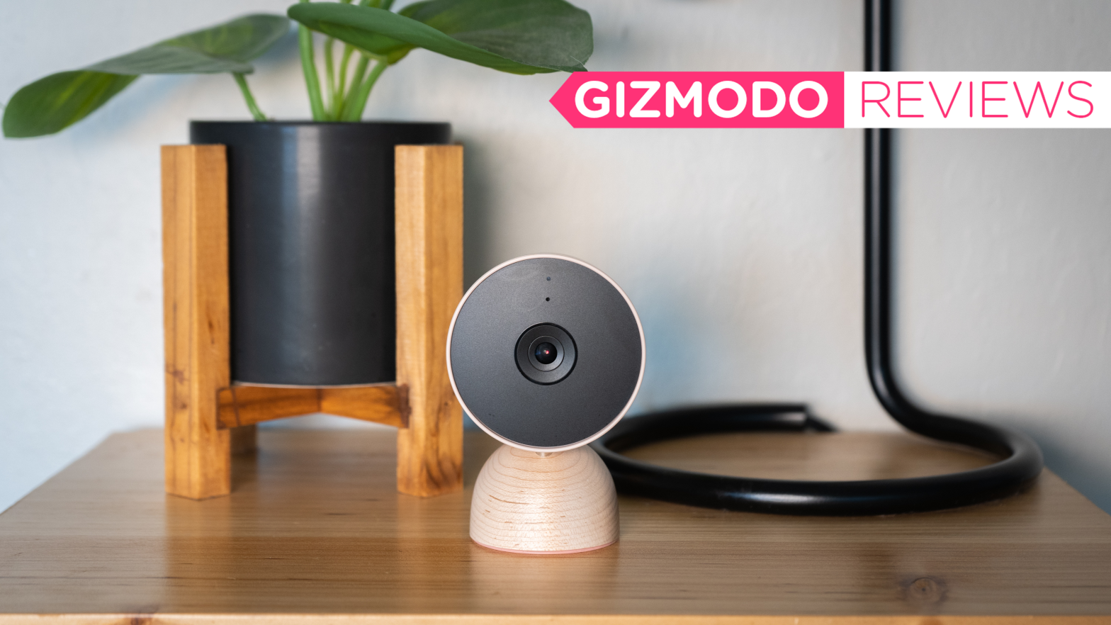 The new indoor Nest Cam is as stylish as security cameras get. (Photo: Florence Ion / Gizmodo)