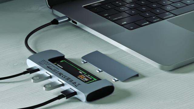 A USB-C Hub With an SSD Slot Solves Your Laptop’s Lack of Storage and Ports
