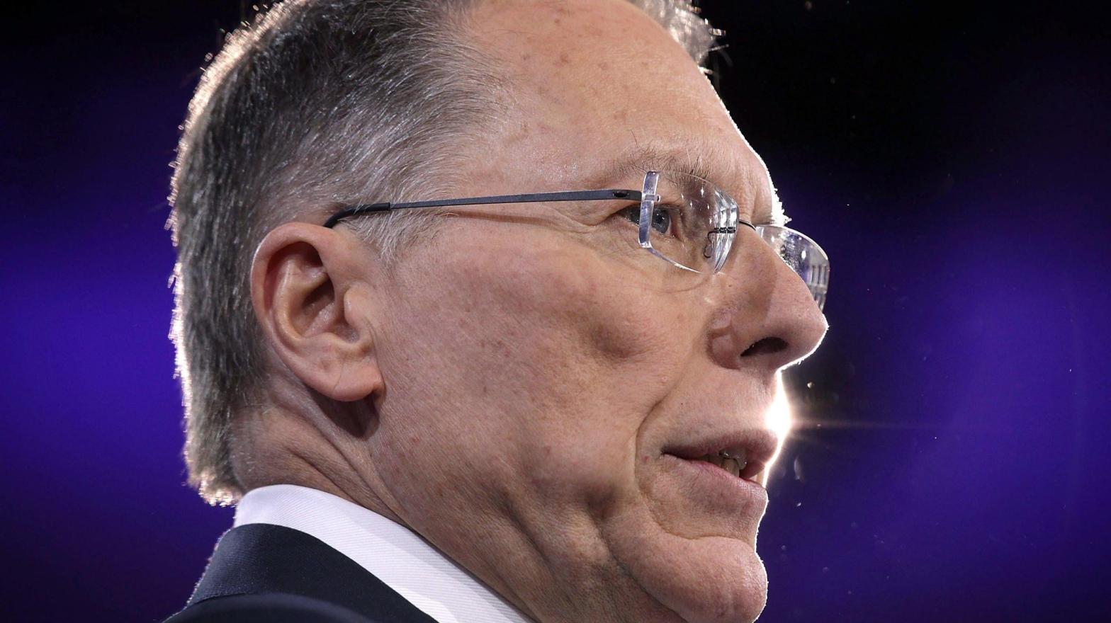 Wayne LaPierre, Executive Vice President of the National Rifle Association, at the Conservative Political Action Conference in March 2016.  (Photo: Alex Wong, Getty Images)
