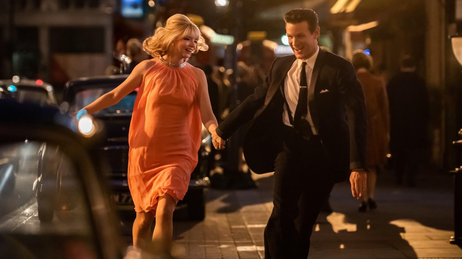 Taylor-Joy and Smith frolicking in London. (Image: Focus Features)