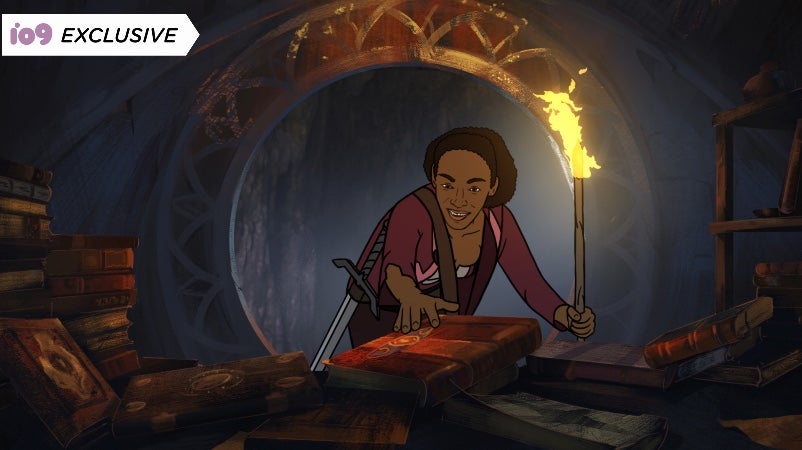 Betty Gabriel is the character Phae-Agura in the epic animated film The Spine of Night. (Image: RLJE Films)