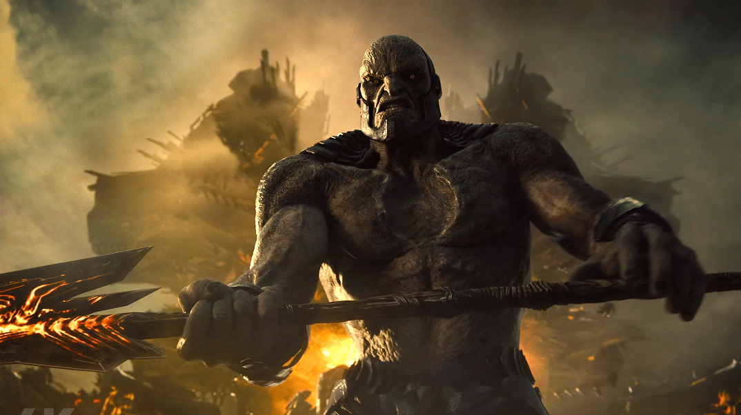 Darkseid arriving on Earth in a flashback in Zack Snyder's Justice League. (Screenshot: Warner Bros.)