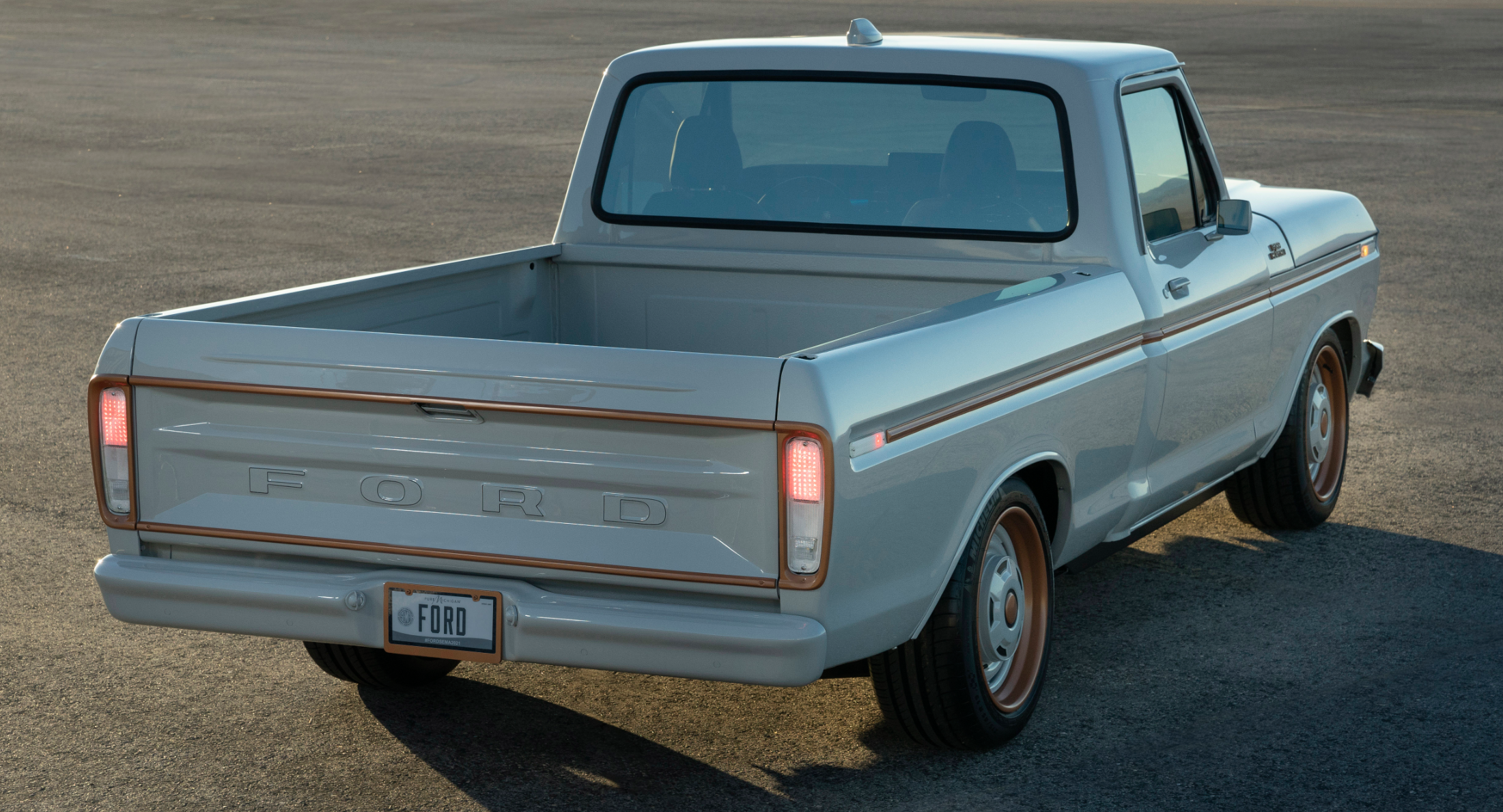 Ford Shows Off Their Electric Crate Motor In A Fantastic Resto-Mod 1978 F-100 Truck