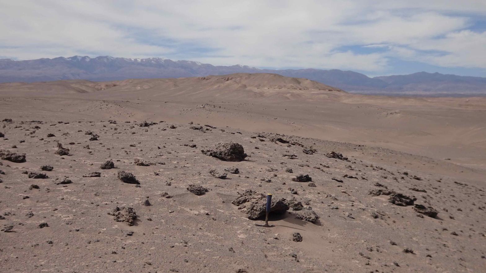 Clods of glass in the Atacama Desert, site of an ancient fireball airburst. (Photo: R. Scott Harris)