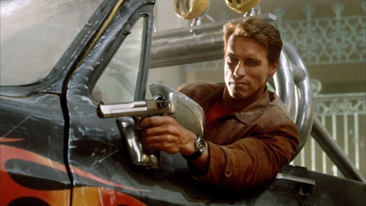 Schwarzenegger as Jack Slater (Image: Sony Pictures)
