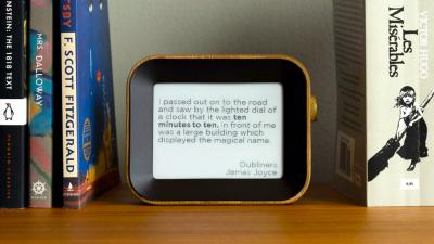 ‘Author Clock’ Tells Time Using Book Quotes That Mention the Time of Day