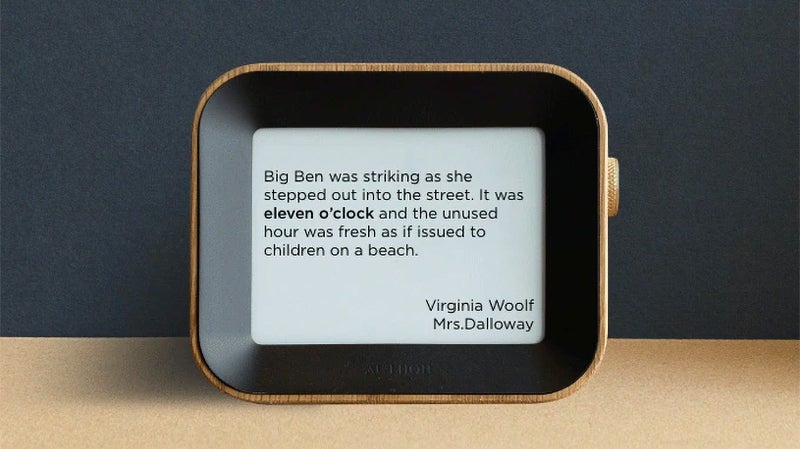 ‘Author Clock’ Tells Time Using Book Quotes That Mention the Time of Day
