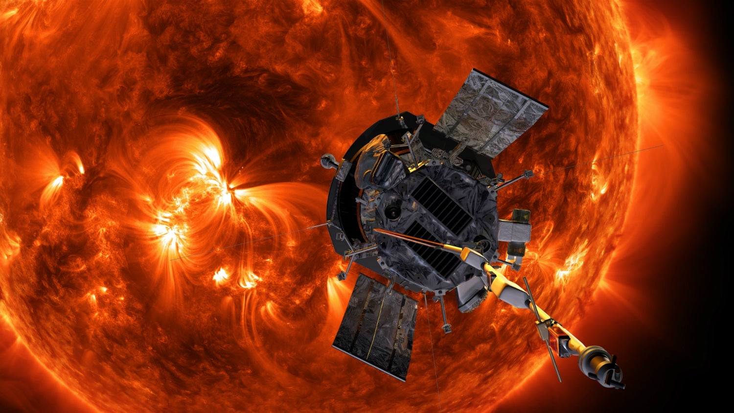 Conceptual image of the Parker Solar Probe. (Image: NASA)