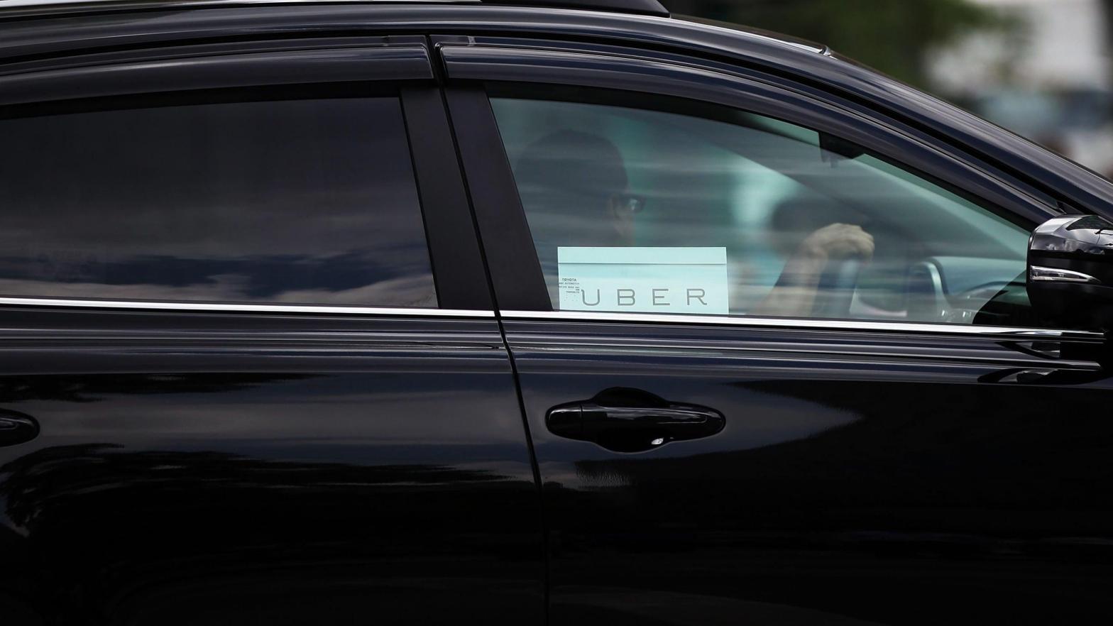 An Uber vehicle in Manhattan in July 2015. (Photo: Spencer Platt, Getty Images)