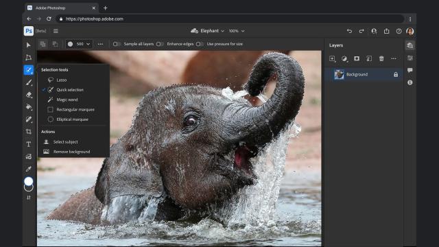 Here’s What You Can and Can’t Do With Photoshop on the Web (So Far)