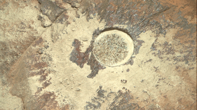 The Perseverance Rover Cut a Neat Circle Into a Martian Rock