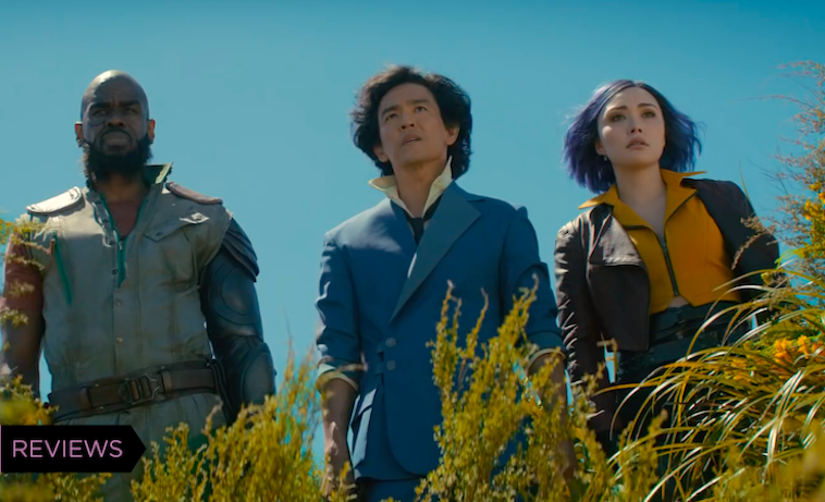 Jet, Spike, and Faye together on the surface of a lush planet. (Screenshot: Netflix)