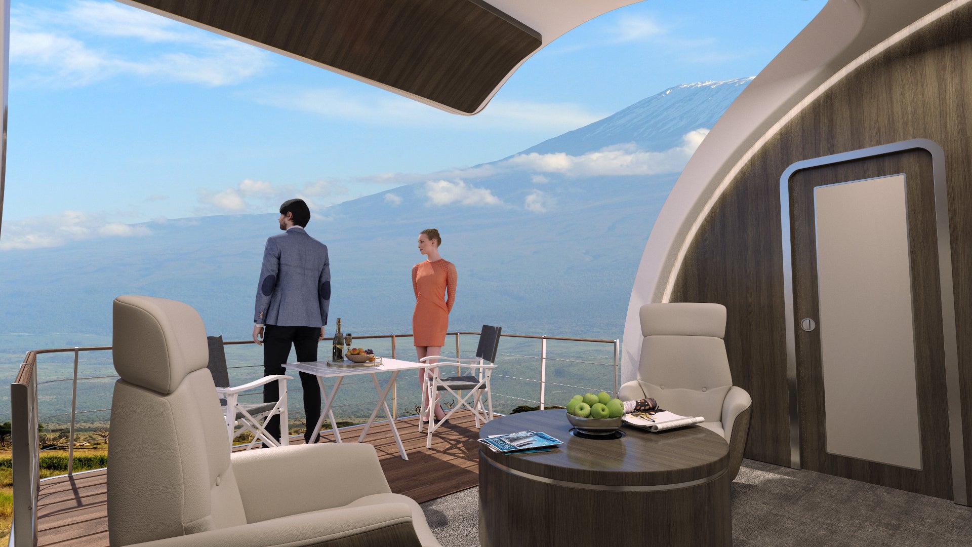 This Ridiculous $350 Million Luxury Jet Concept Has A Balcony And Disco