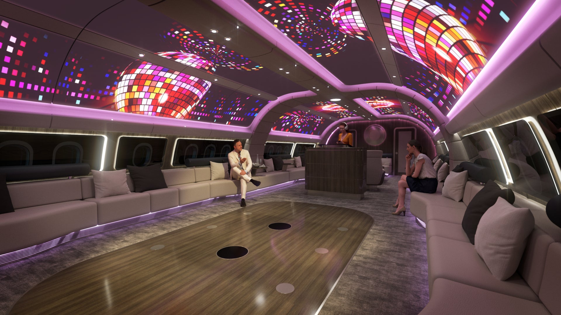This Ridiculous $350 Million Luxury Jet Concept Has A Balcony And Disco