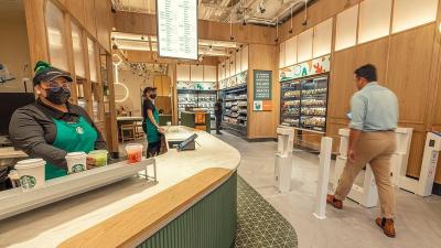 Starbucks Has Launched a Cafe in NYC That Uses Amazon’s Cashierless Payment System