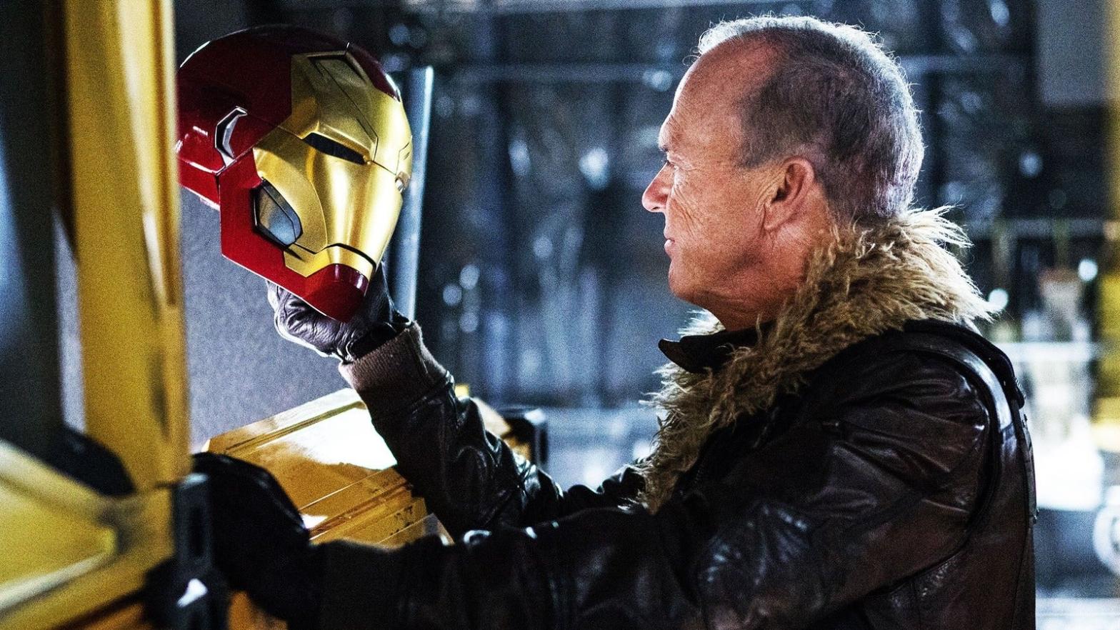 Michael Keaton filmed new scenes as Vulture this week. (Image: Sony Pictures)