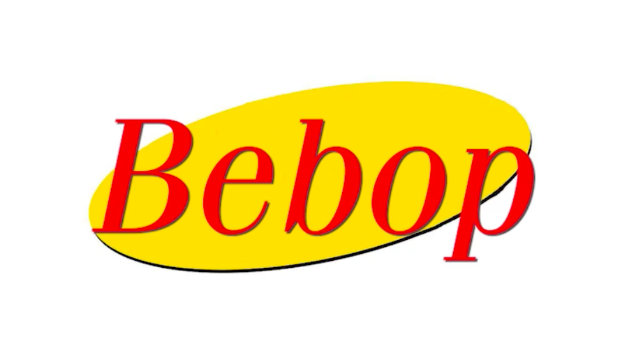 Cowboy Bebop's logo if it were a live-action 90s sitcom about nothing. (Screenshot: Smelford Dip, Fair Use)