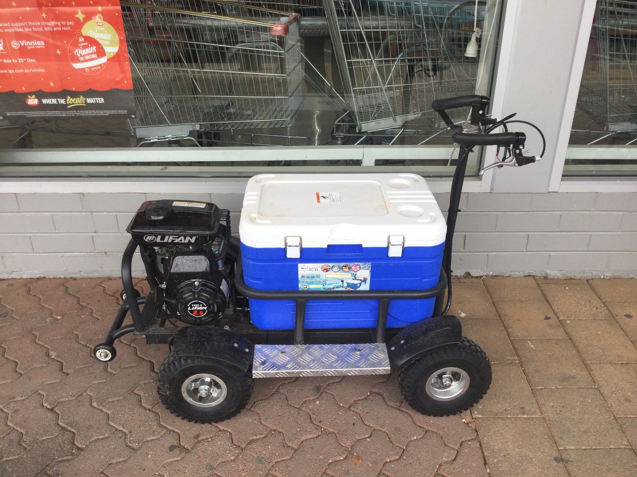 Australian Cops Pulled Over A Dude On A Motorized Cooler And Impounded It