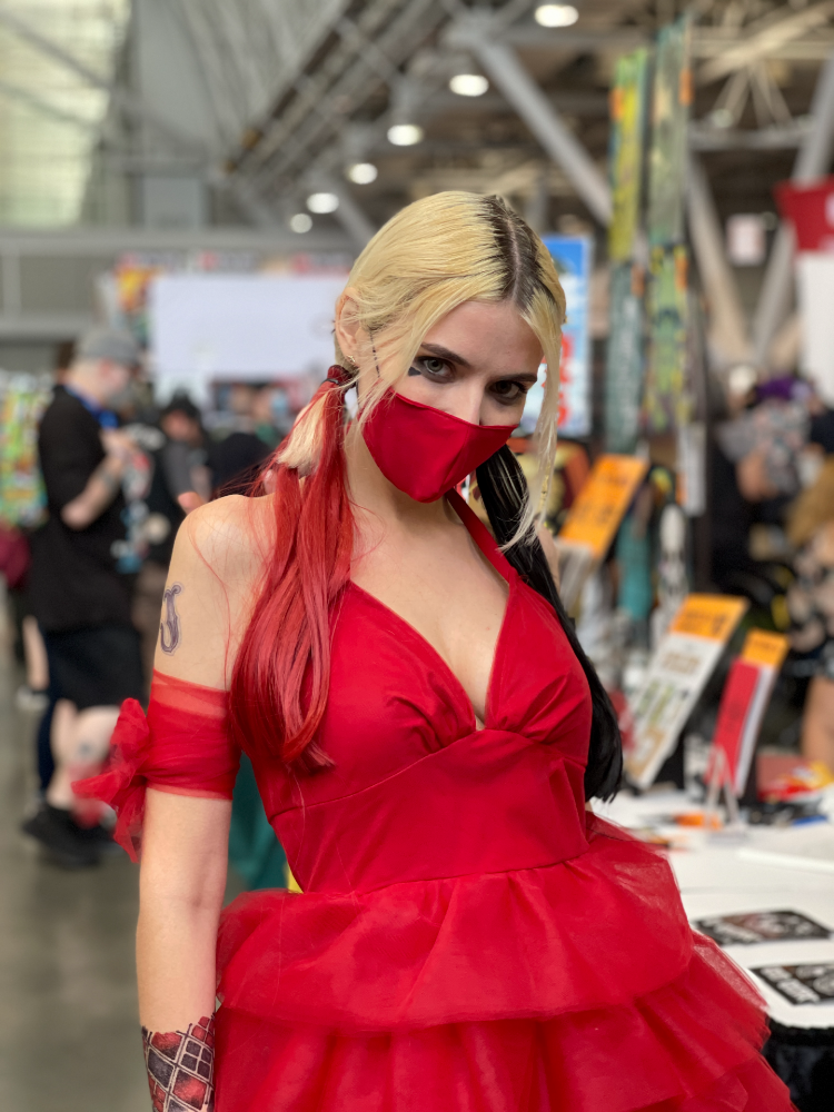 A Harley Quinn cosplayer. (Photo: Courtesy Andrew Liptak)