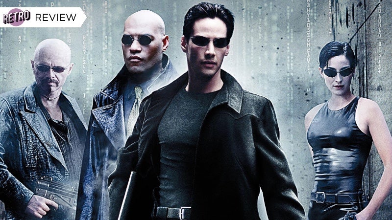 A crop of the poster for The Matrix. (Image: Warner Bros.)