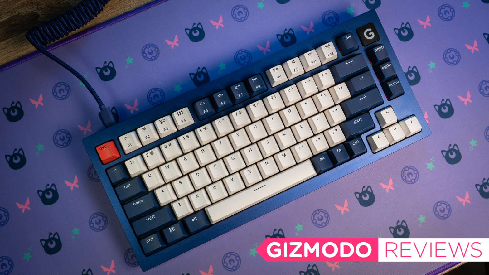 The Keychron Q1 makes mechanical keyboards feel approachable.  (Photo: Florence Ion / Gizmodo)
