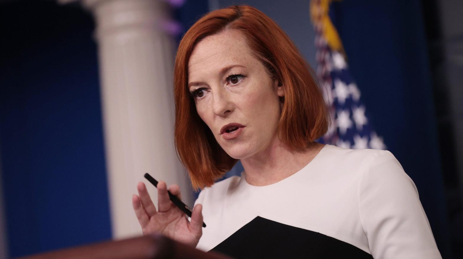 White House Press Secretary Jen Psaki talks to reporters during the daily press conference in the Brady Press Briefing Room at the White House on December 6, 2021 in Washington, D.C. (Photo: Chip Somodevilla, Getty Images)