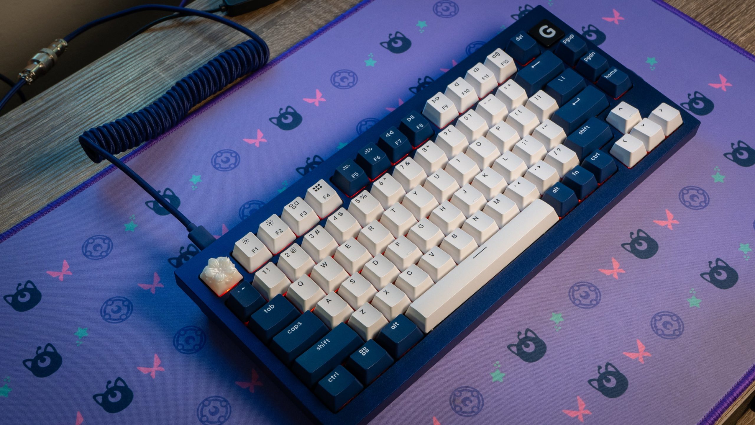 It's been a delight working with the Keychron Q1 at my helm.  (Photo: Florence Ion / Gizmodo)