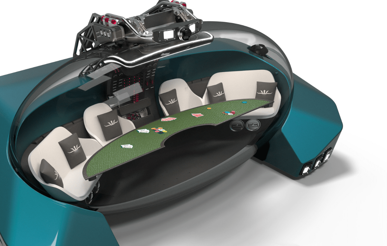 This Weird Luxury Submarine Is Basically Just a Living Room Under The Sea