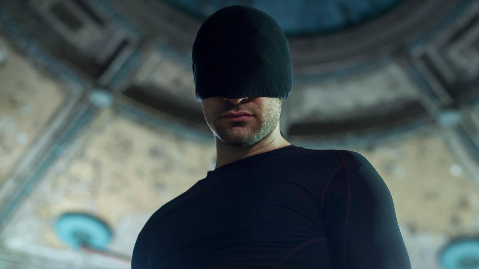 Matt Murdock in his first vigilante costume in the first season of Netflix's Daredevil. (Image: Netflix)
