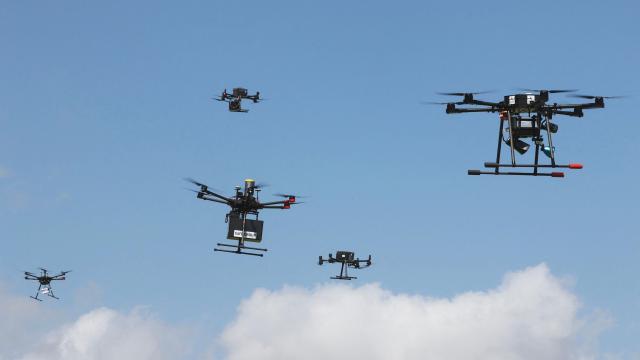 DARPA Is Exploring Ways to Wirelessly Charge Drone Swarms