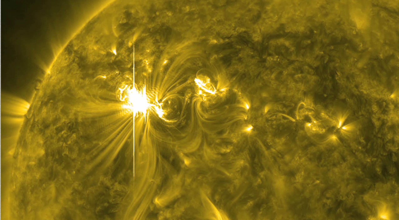 A large solar flare in March 2012. (Photo: NASA/Solar Dynamics Observatory (SDO), Getty Images)