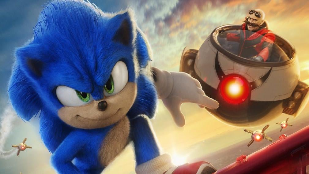 Sonic getting ready to dust Robotnik and his fleet of murderbots. (Image: Paramount)