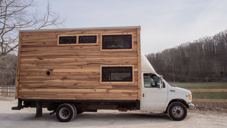 This Cozy Cabin of a Tiny House Used to Be a Box Truck