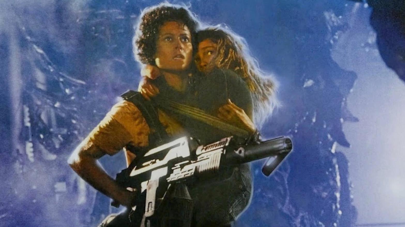 Most people think of this as the poster for Aliens, but it was not the first poster. Director James Cameron told us why. (Image: 20th Century Fox)