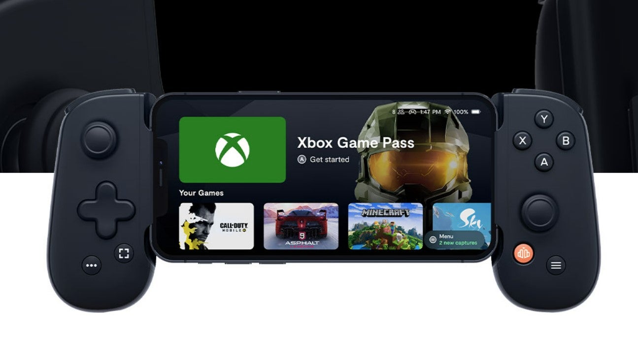 Backbone One controller for Game Pass on iOS (Image: Microsoft)