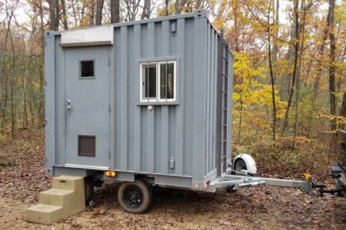 This Shipping Container Might Be The Most Bizarre Thing To Camp In
