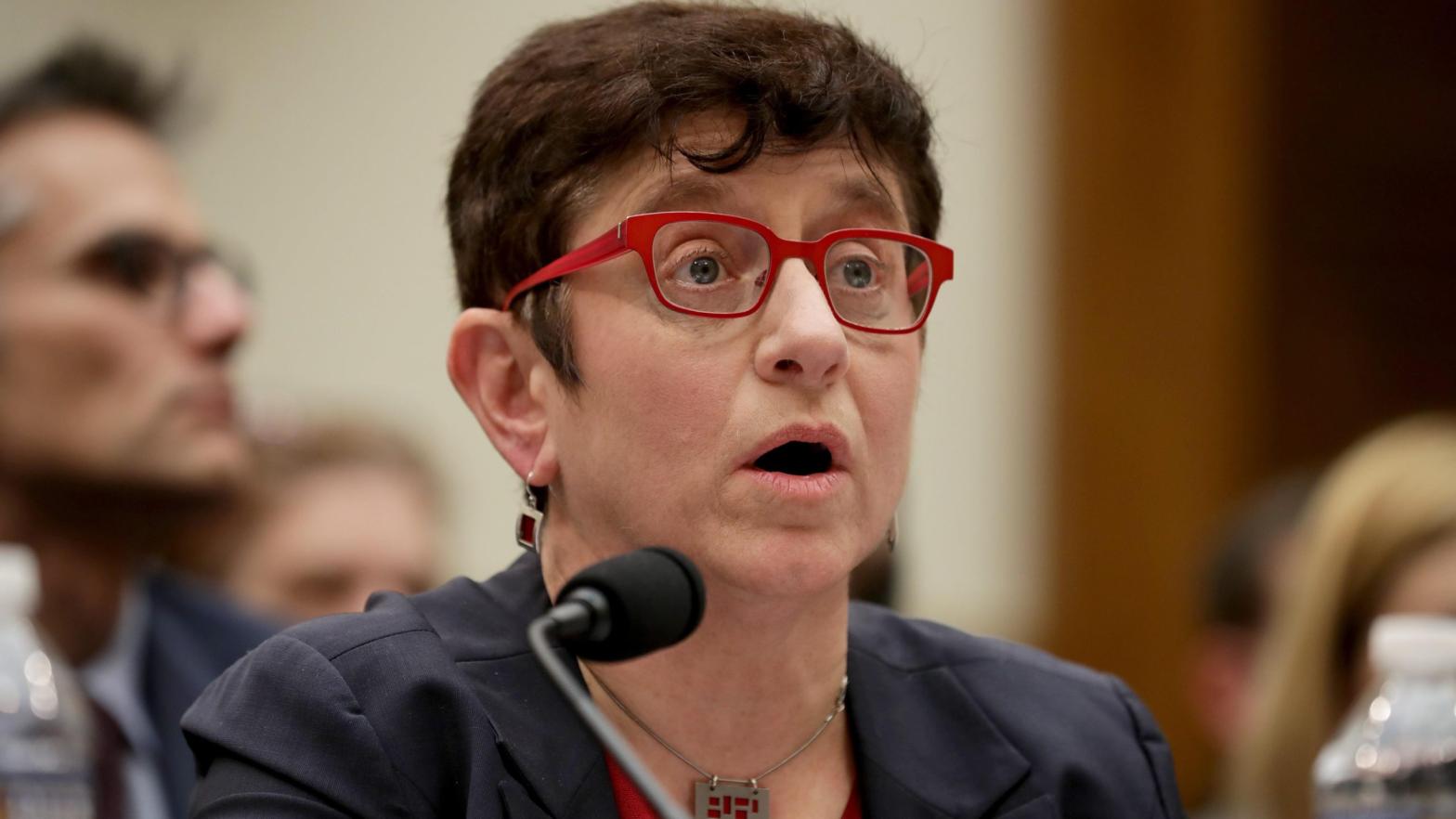 Gigi Sohn, Biden's nominee for the fifth slot on the Federal Communications Commission, testifying before the House Judiciary Committee's antitrust subcommittee on March 12, 2019. (Photo: Chip Somodevilla, Getty Images)