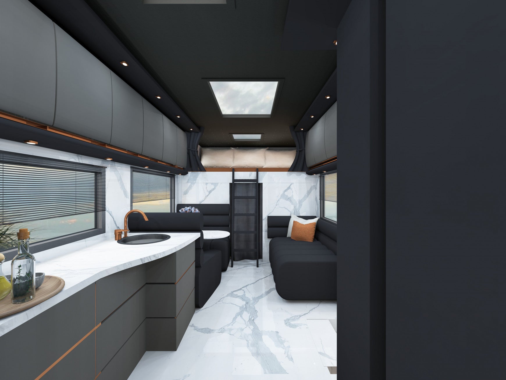 This $AU1,000,000 RV Is A Mobile Penthouse With A Rooftop Lounge