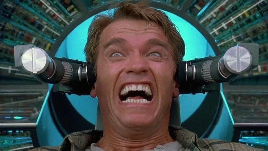You blew my cover! (Screenshot: Total Recall / Cinemablend, Other)