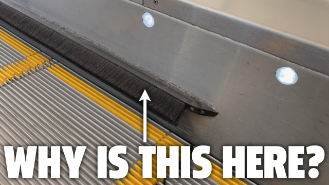 Here’s What Those Brushes On Escalator Sides Are For And Why I Don’t Think They Work