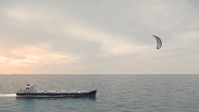 Giant Kite Will Pull a Ship Across the Ocean Next Month