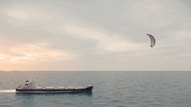 Giant Kite Will Pull a Ship Across the Ocean Next Month