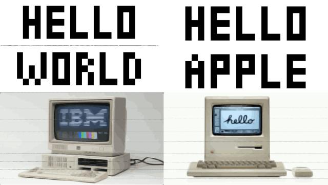 Hello World vs. Hello Apple: What Do You See When You Look at This Image?