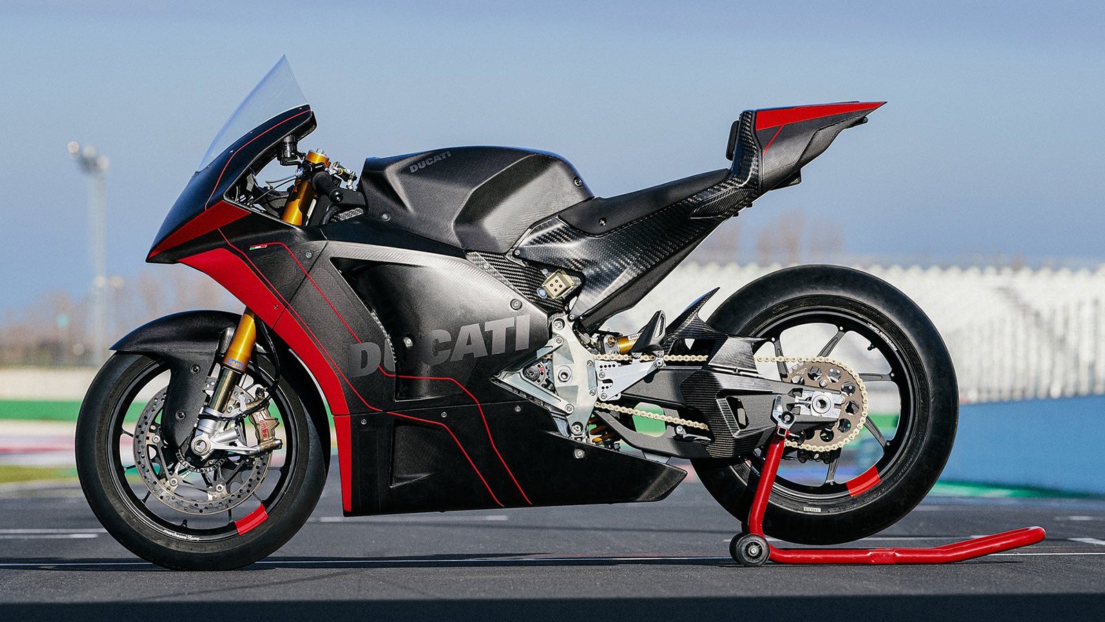 Ducati’s First Electric Motorcycle Is Built for Racing and Looks Damn Good