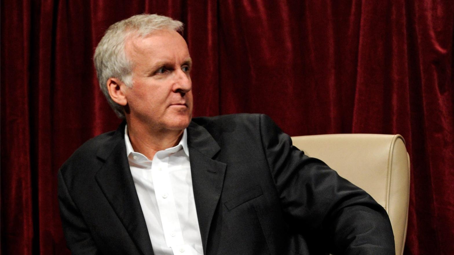 James Cameron at a digital filmmakers forum during CinemaCon on March 30, 2011. (Photo: Ethan Miller, Getty Images)
