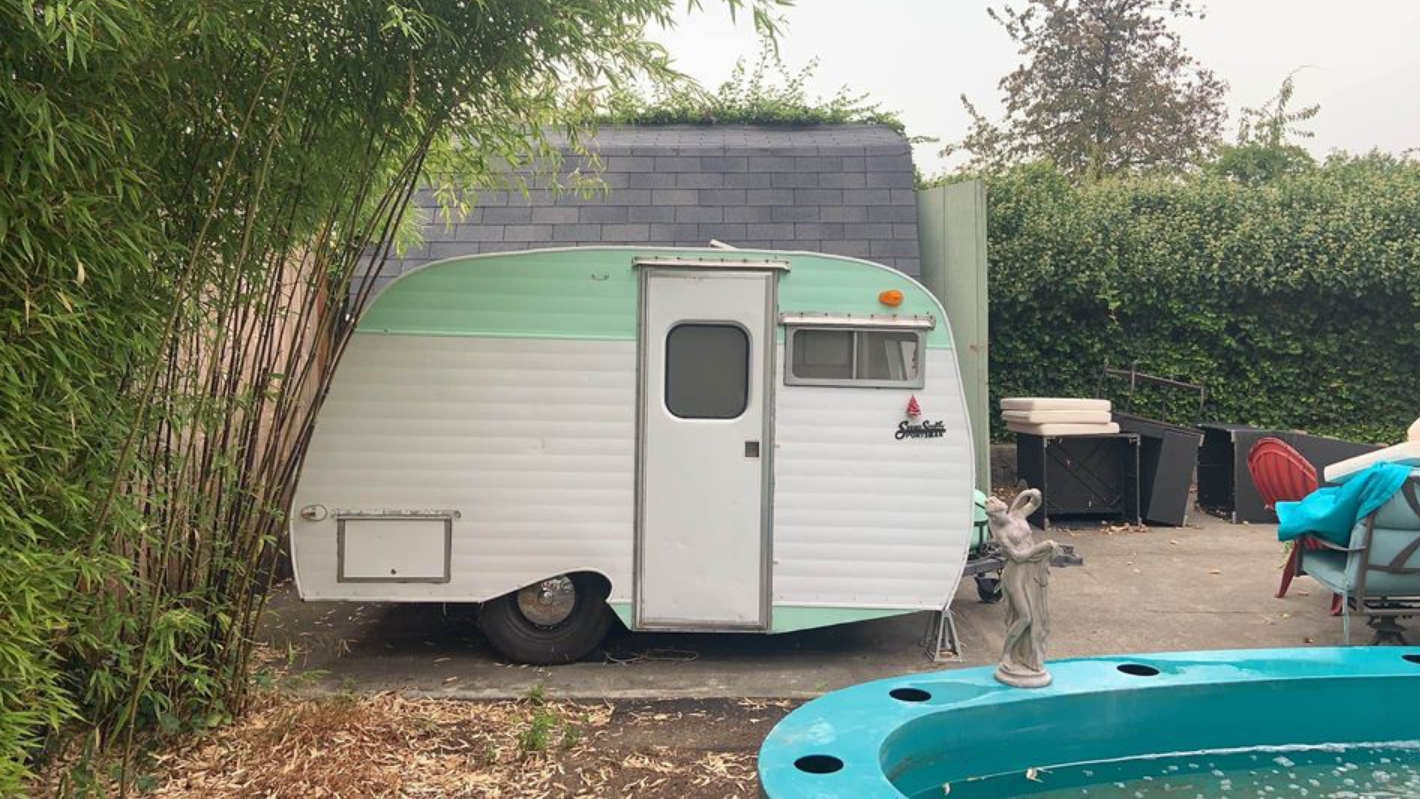 This Awesome Vintage Camper Is So Light That Any Car Could Tow It