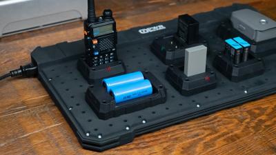 Ditch Your Tangle of Cables and Chargers for the Lego-Like PWRBOARD Charging Station