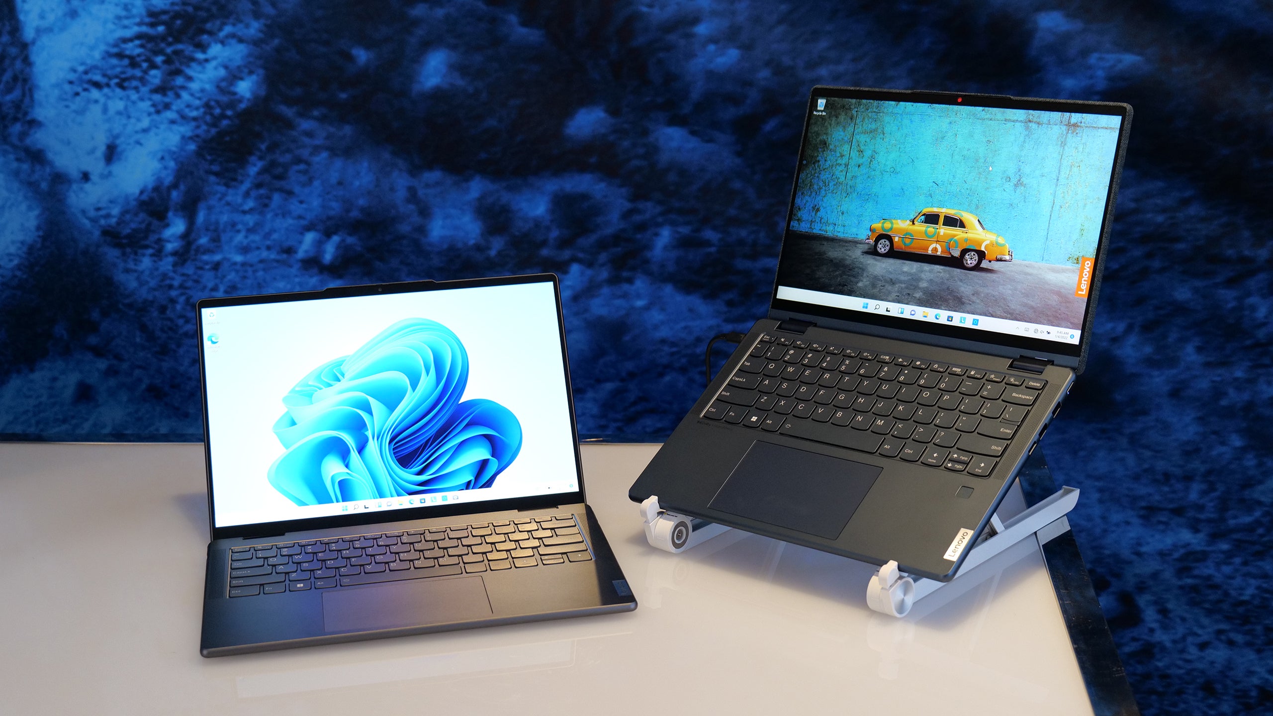 Yoga 6 is pictured on the right (Photo: Sam Rutherford/Gizmodo)