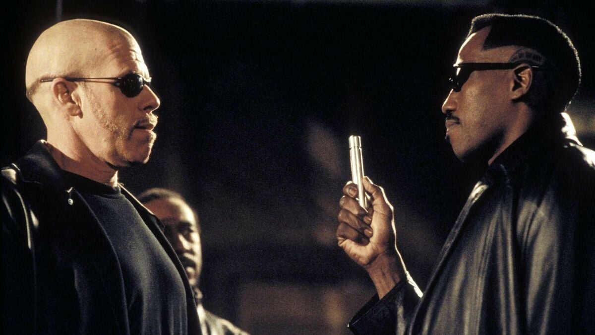Ron Perlman and Wesley Snipes in Blade 2 (Image: New Line Cinema)